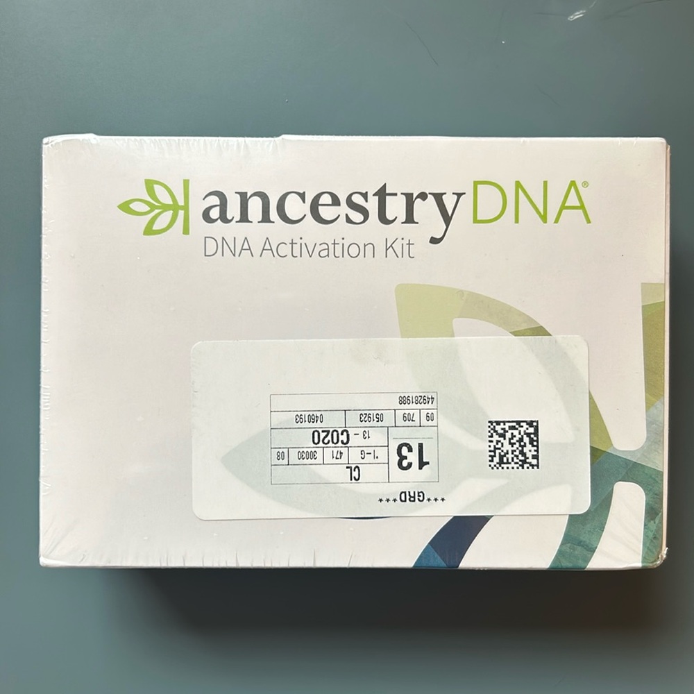 New in box AncestryDNA kit
